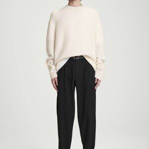 COS men’s wool navy taper cropped pants size 34R